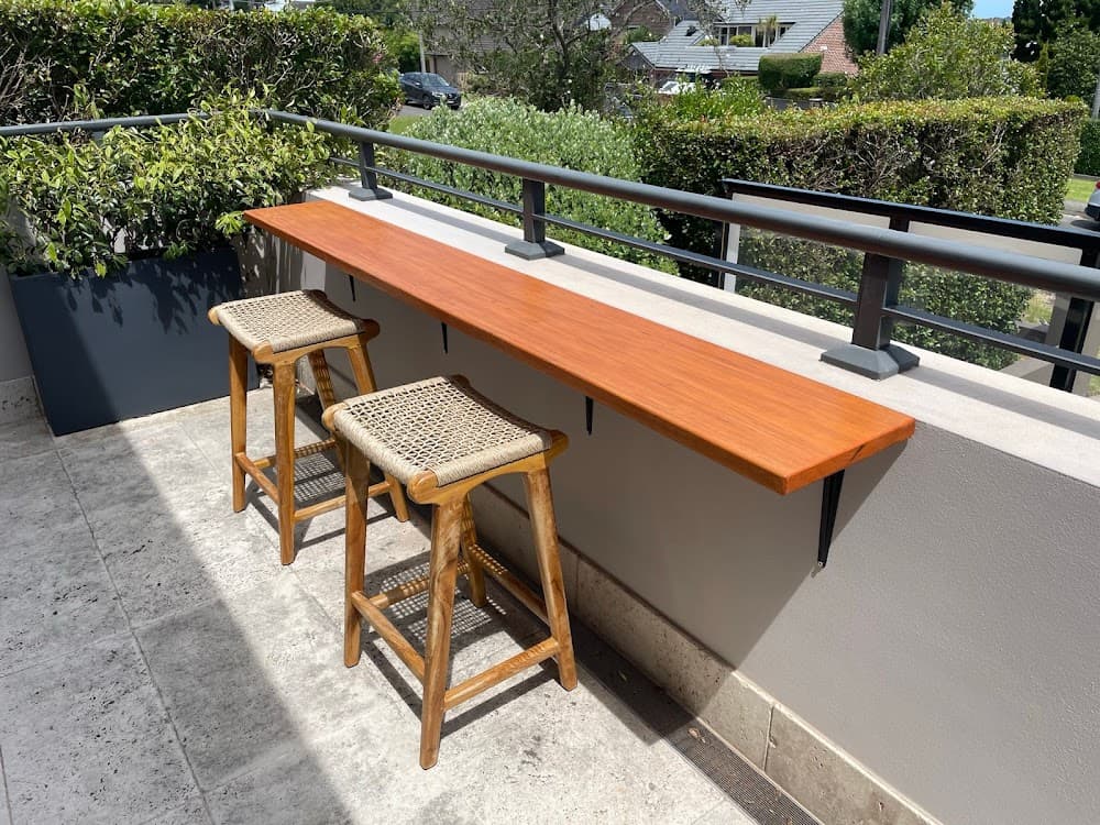 Wall-Mounted Balcony Bar